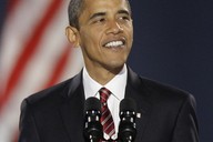 Barack Obama na tiskov konferenci.