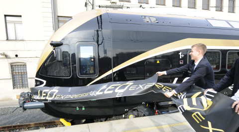 LEO Express představil v Praze svůj vlak