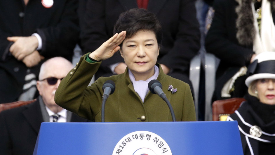 Jihokorejsk prezidentka Pak Kun-hje
