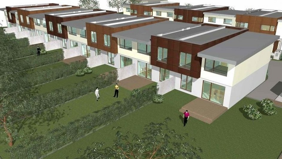 projekt  �adov�ch dom� pro Hradec Kr�lov� - V�ko�e