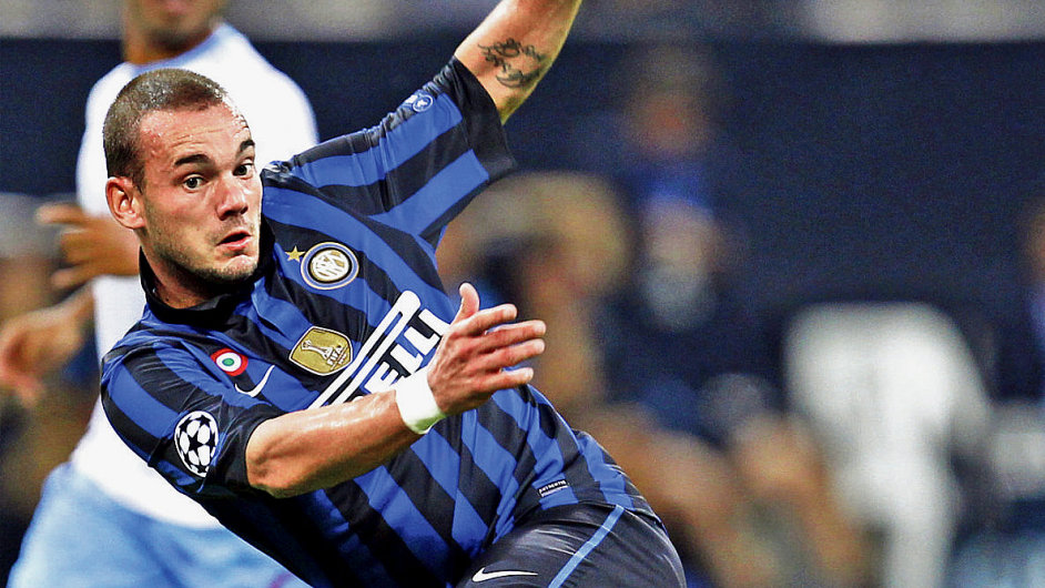 Wesley Sneijder v Interu kon.