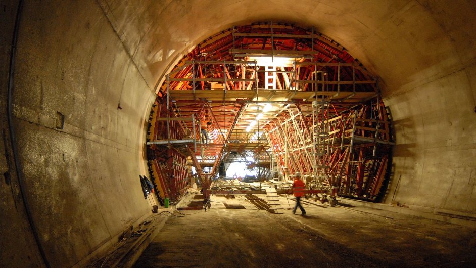 Stavba tunelu, ilustraèní foto