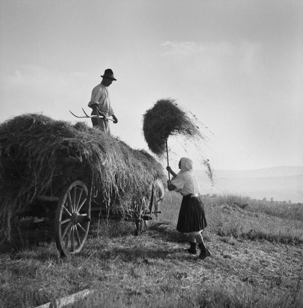 Vesnické výjevy z dávných as. Unikátní fotky z Bílých Karpat od Ferdinanda Buiny