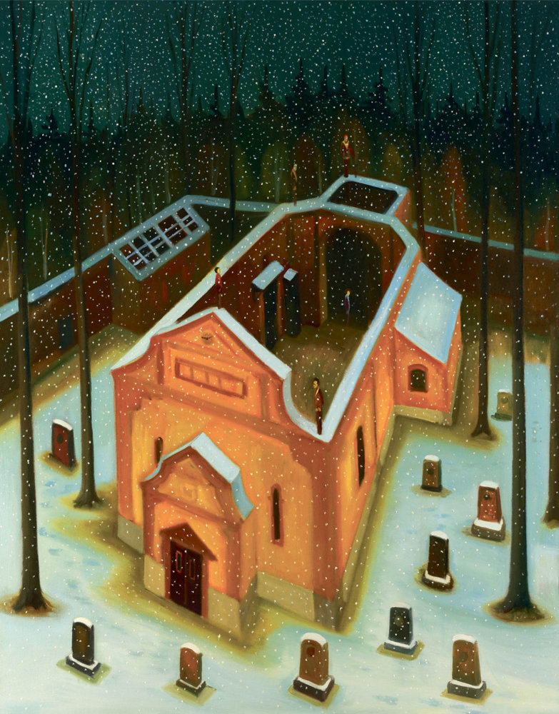 Sníh, 2016, 170 × 135 cm