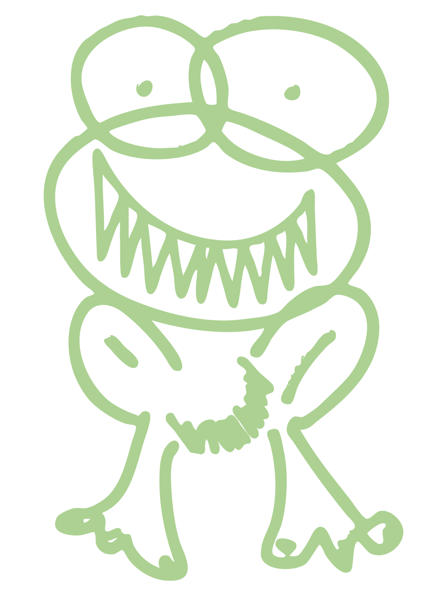 Zubatá žába. Mytické stvoření coby neoficiální maskot kraje. (Reprodukce plakátu: Zuzana Válková) jarvis_591d6a12498ebe483444269c.png
