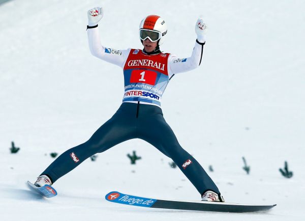 Thomas Diethart oslavuje