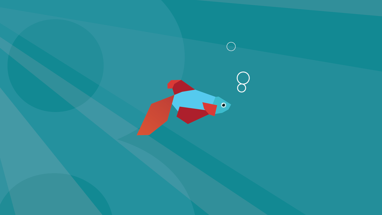 Metro rybka - hranatý maskot Windows 8