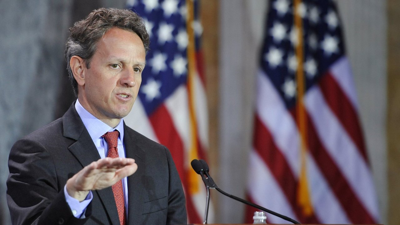 Americk ministr financ Timothy Geithner.