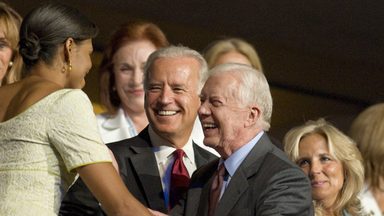 Jimmy Carter, Michelle Obama, Joseph Biden, USA, prezident
