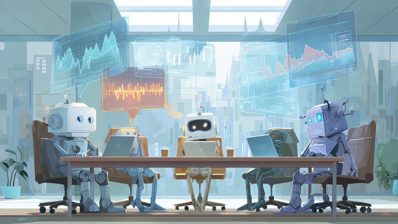 on-line meeting, naduvn AI