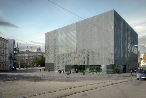 Na snímku je vítězný návrh studia Kuba & Pilař z roku 2010.