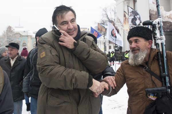 Saaka&scaron;vili k v&yacute;slechu nep�jde, policii pozval do stanov&eacute;ho m�sta