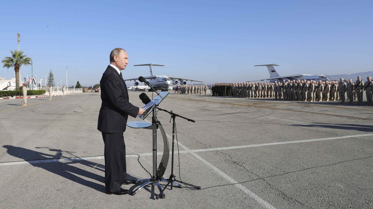 Vladimir Putin navtvil Srii.