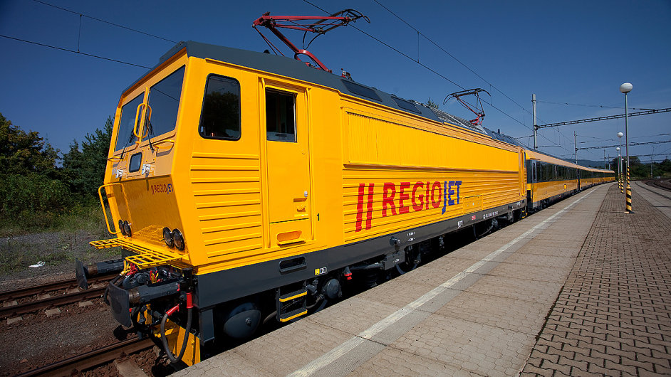 Vlak RegioJet - lokomotiva