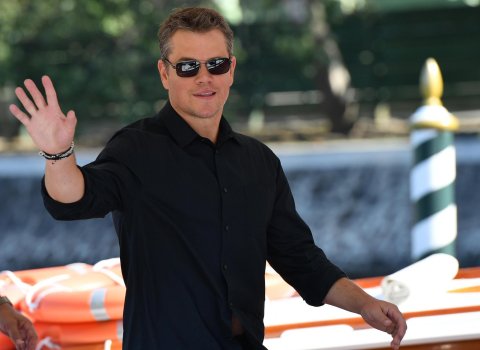 Do festivalového dějiště ve středu dorazil Matt Damon, hvězda filmu Downsizing.