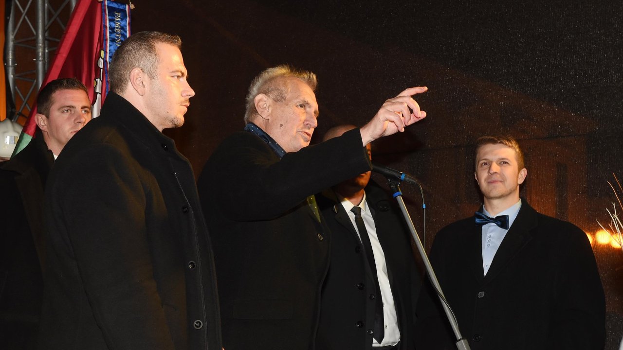 Prezident Miloš Zeman navštívil 8. listopadu v rámci návštìvy Olomouckého kraje Lipník nad Beèvou.