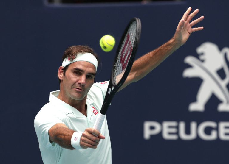 Roger Federer po�tvrt&eacute; vyhr&aacute;l turnaj s&eacute;rie Masters v Miami.