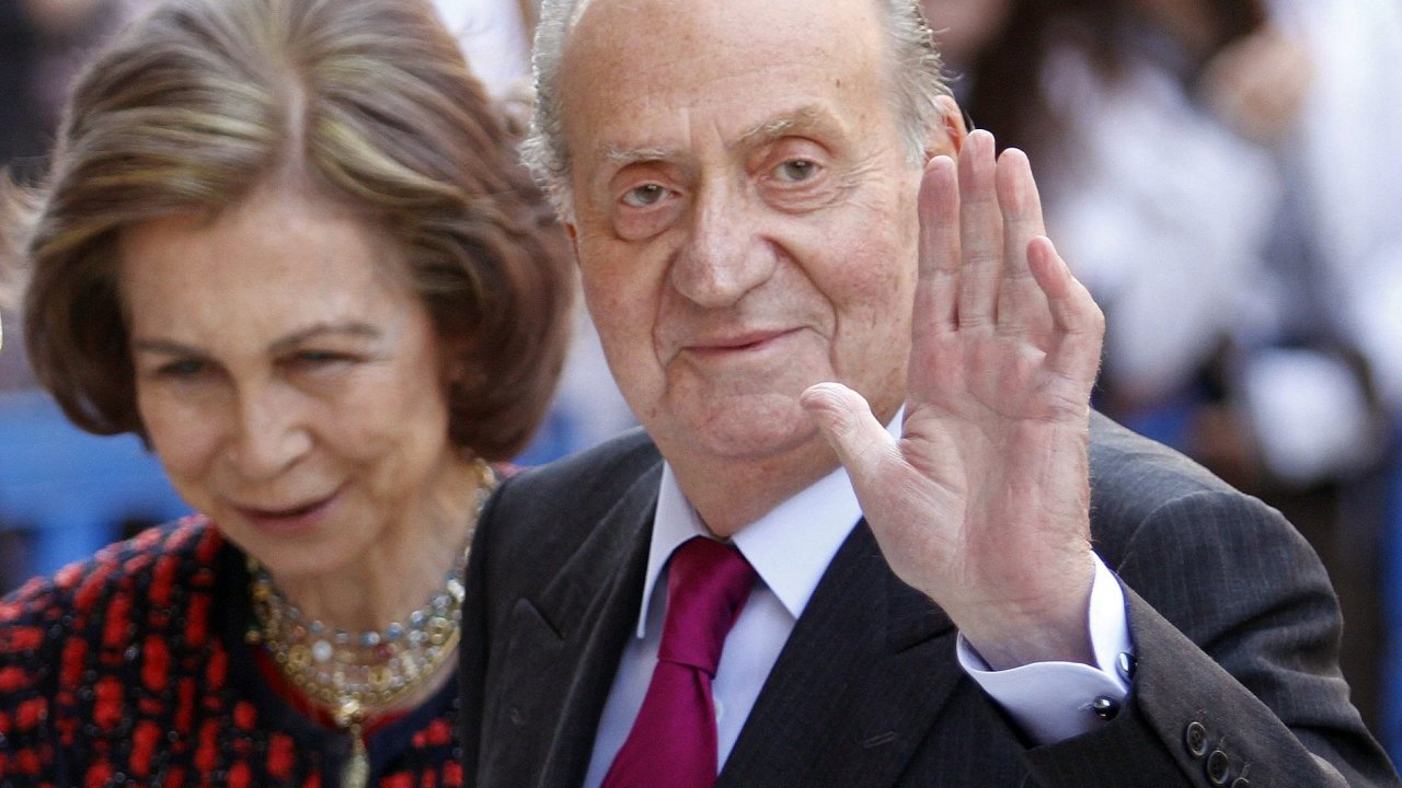 panlsk krl Juan Carlos s manelkou Sofi