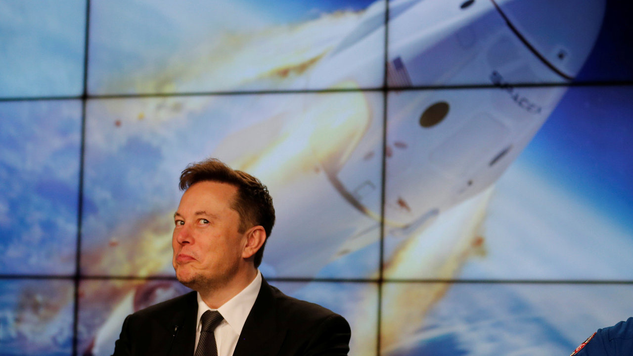 Zakladatel spoleènosti SpaceX Elon Musk.