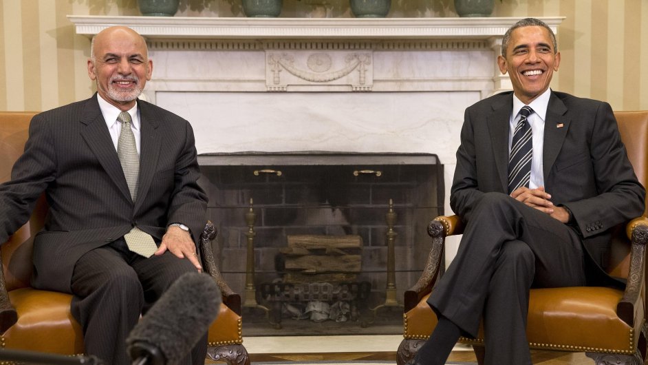 Afghnsk prezident Ghan pi jednn s Obamou