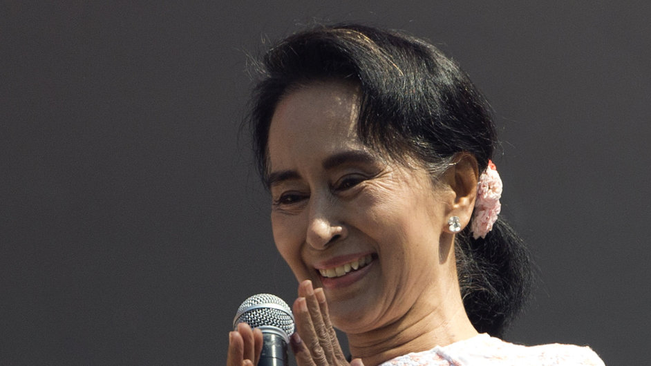 Leader of Myanmar's opposition National League for Democracy party