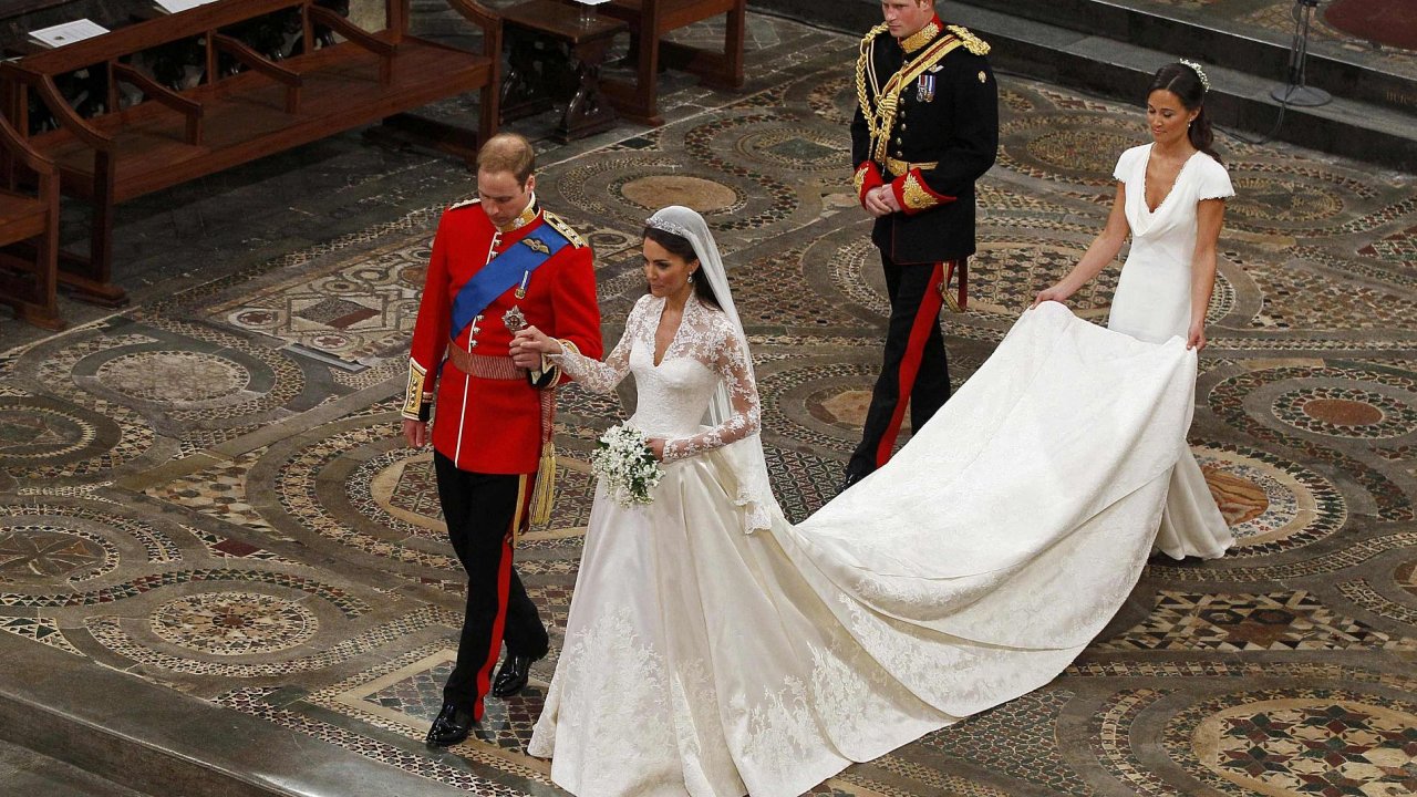 Kate Middletonov ve svatebnch atech