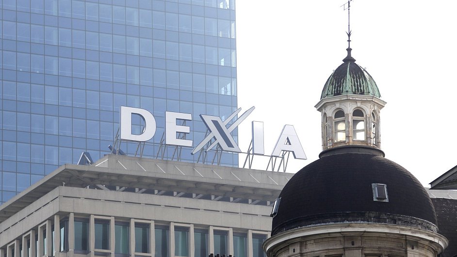 Budova francouzsko-belgick skupiny Dexia v Bruselu.