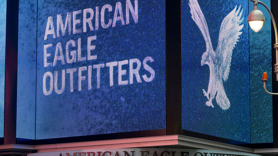 Obchod odvnho etzce American Eagle Outfitters na Times Square