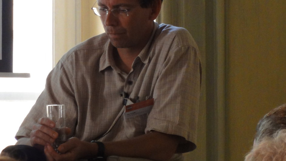 Petr Drulk na snmku z konference Federalismus a Evropa, kterou roku 2012 uspodala Knihovna Vclava Havla.
