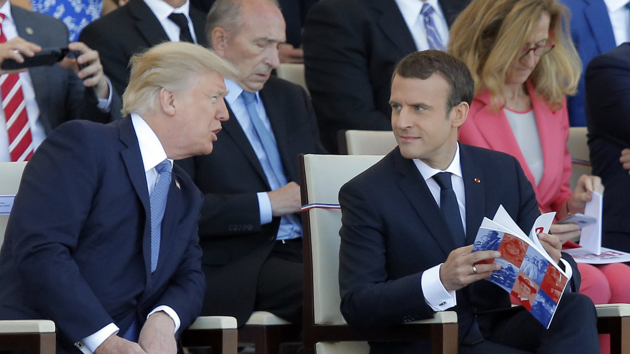 Trump, Macron, nvtva