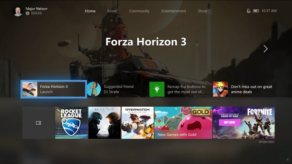 Xbox One v novém