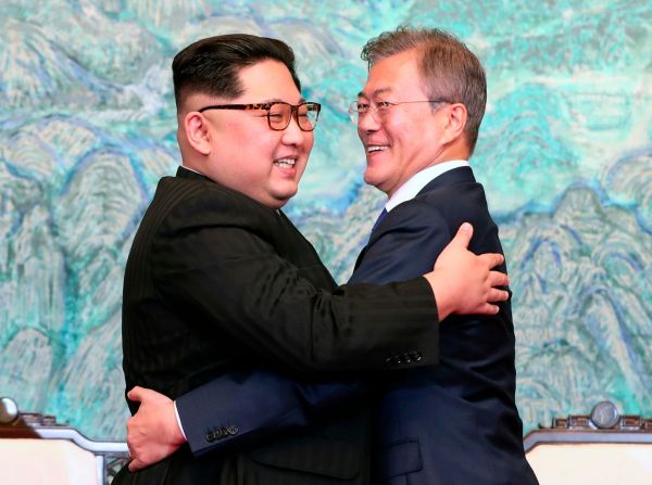 Kim �ong un, Moon jae-in, summit