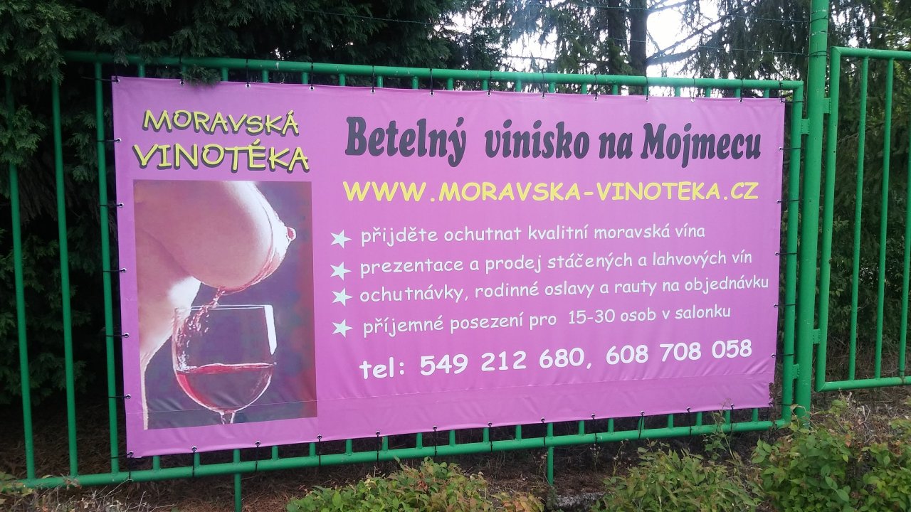 Bllboard Moravsk vinotky.