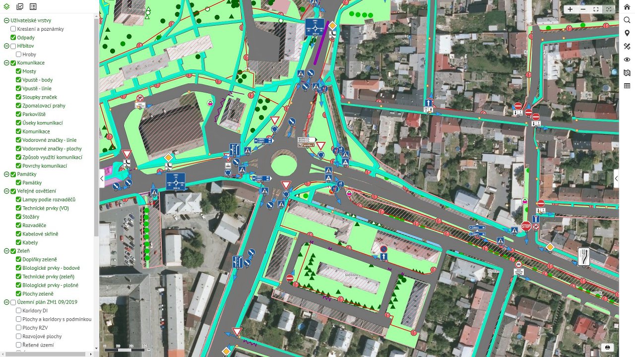 GisOnline Sternberk pasporty