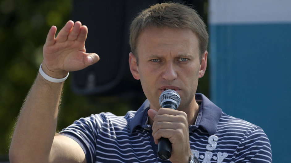 Rusk opozin pedk Alexej Navalnyj.