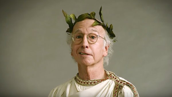 Larry David jako starý Říman: předzvěst nové řady seriálu Larry, kroť se.