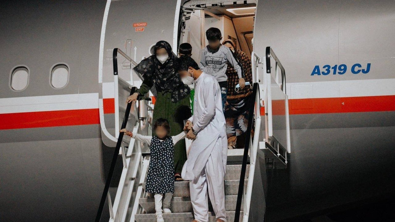 Evakuační let Afghánistán Praha