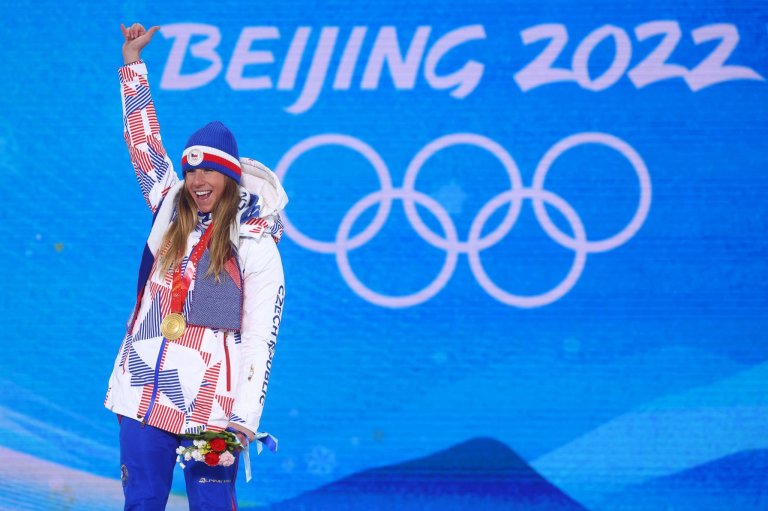 Zlatá olympijská jízda Ester Ledecké, Peking 2022