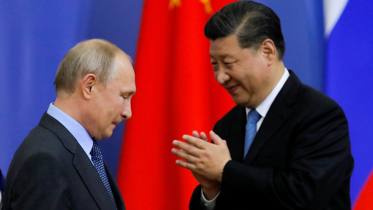 Prezidenti Ruska a Èíny – Vladimir Putin a Si �in-pching.