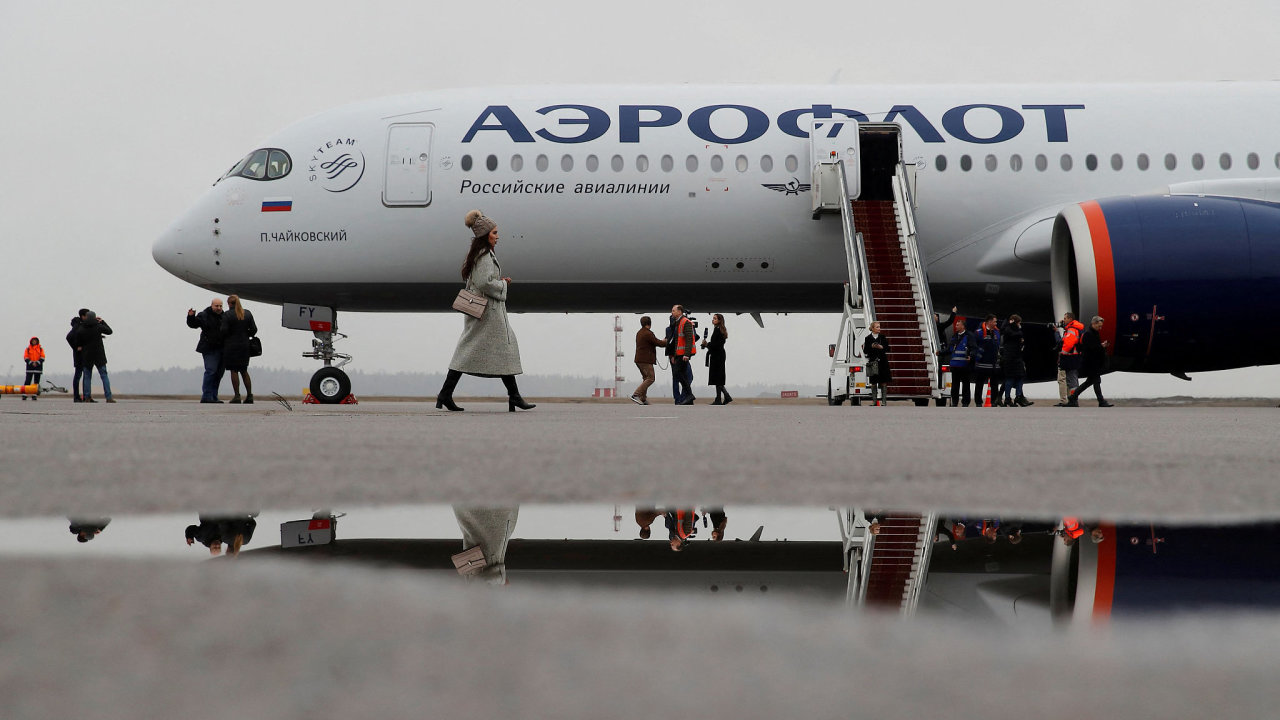 Vìtšina letadel ruského Aeroflotu je uzemnìna kvùli nedostatku náhradních dílù po zavedení západních sankcí.