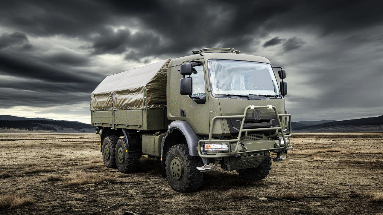 Tatra 810M Tactic p�edstavuje logistick� vojensk� vozidlo kategorie N2/N3,...