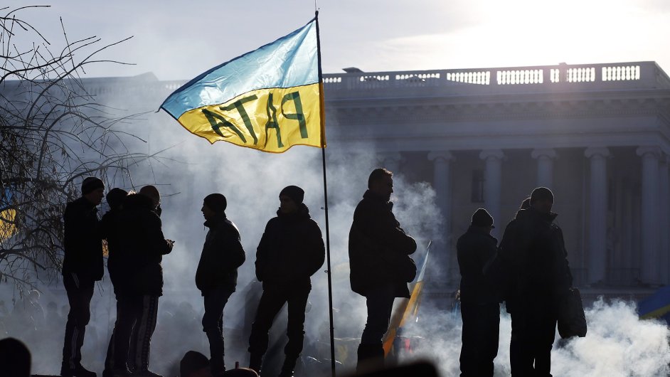 Protesty na Ukrajin