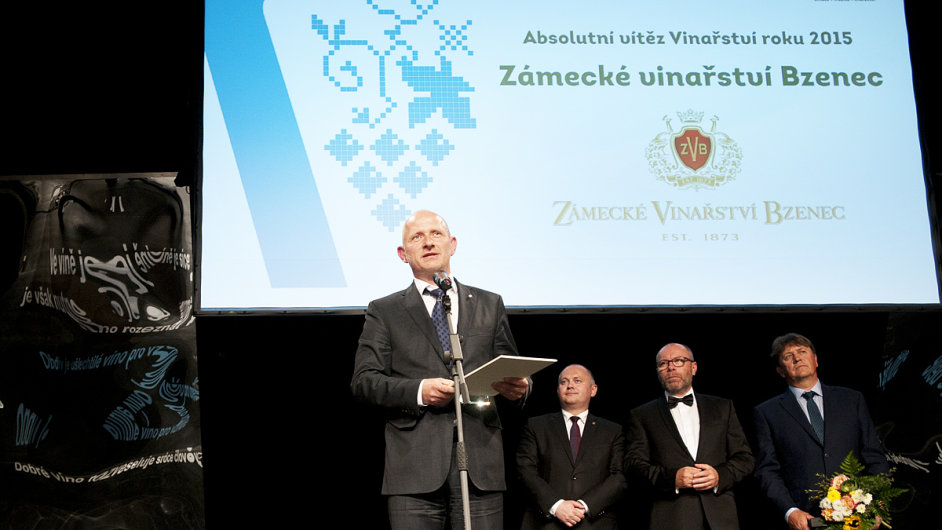 editel Zmeckho vinastv Bzenec Boek Svoboda pebr ocenn pro Vinastv roku 2015