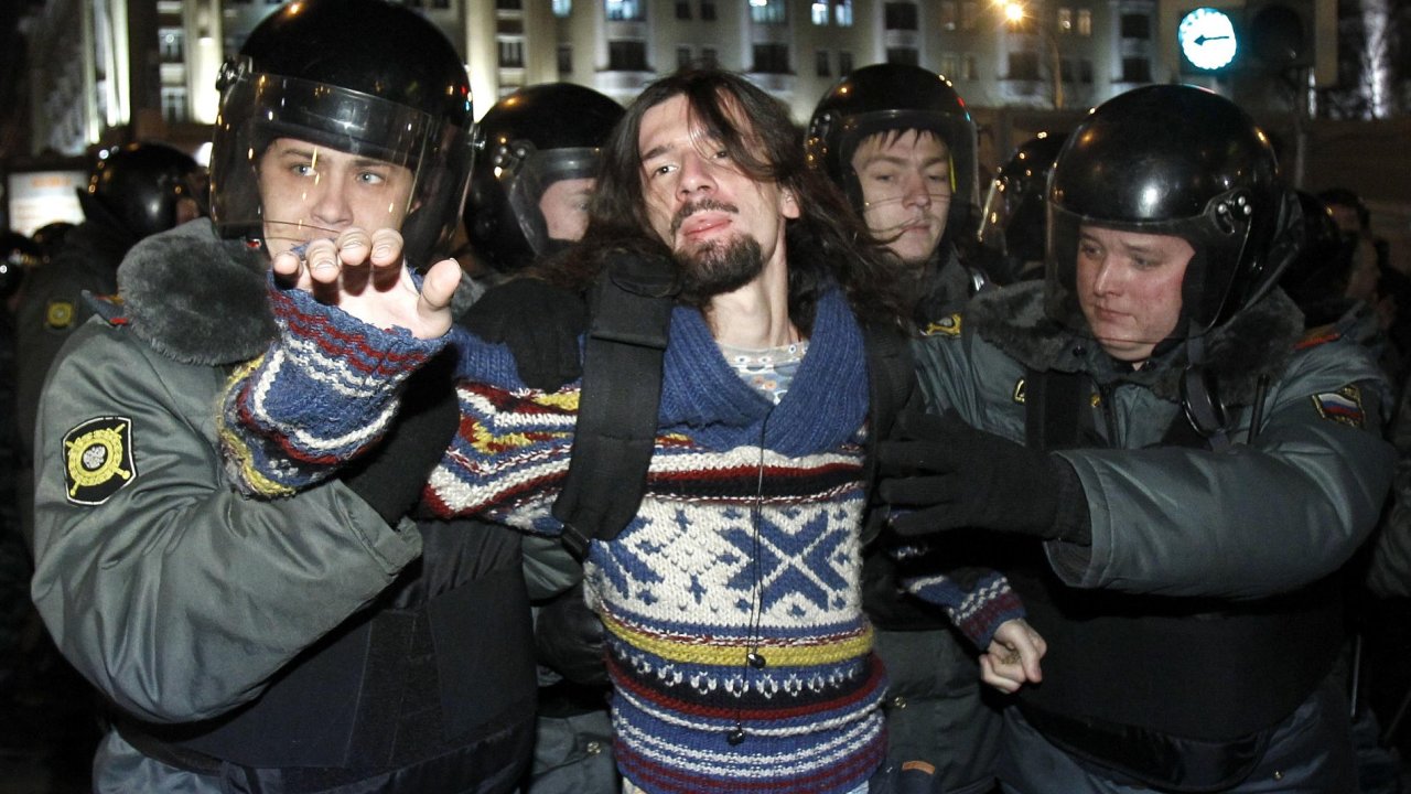 Pokraujc protesty v Rusku