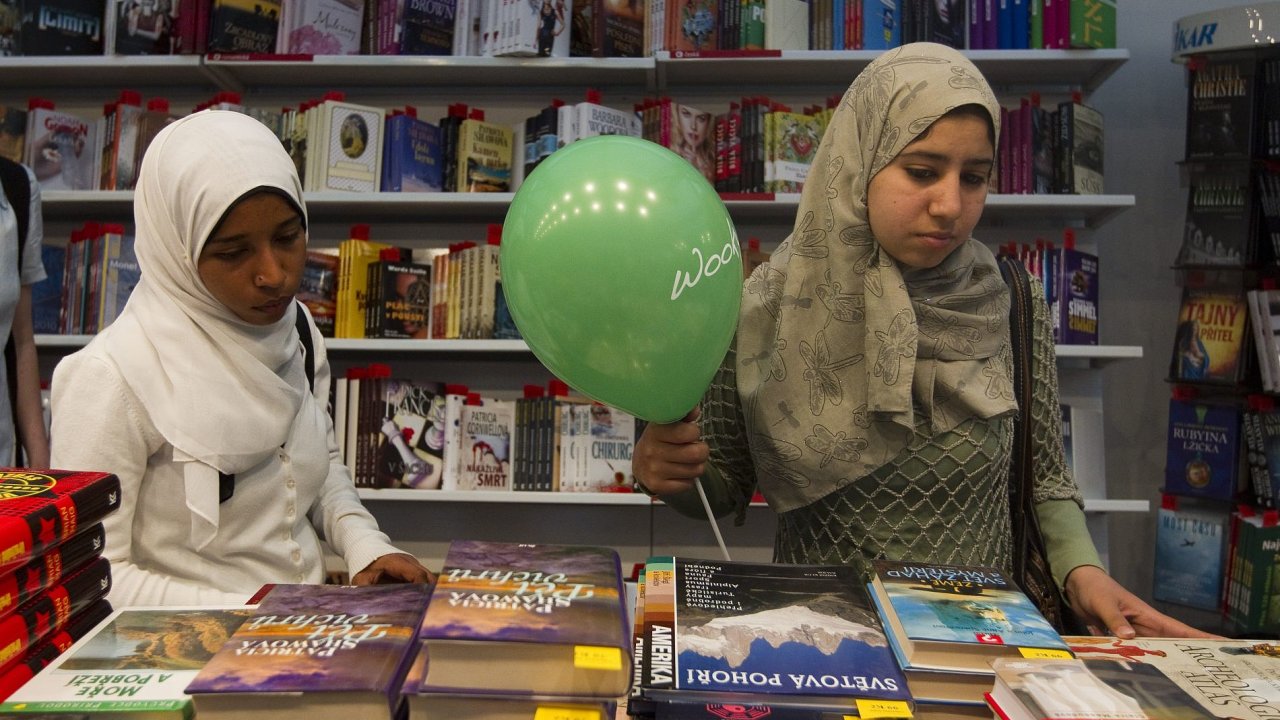 Nvtvnice praskho veletrhu Svt knihy, kter je letos vnovn arabsk literatue