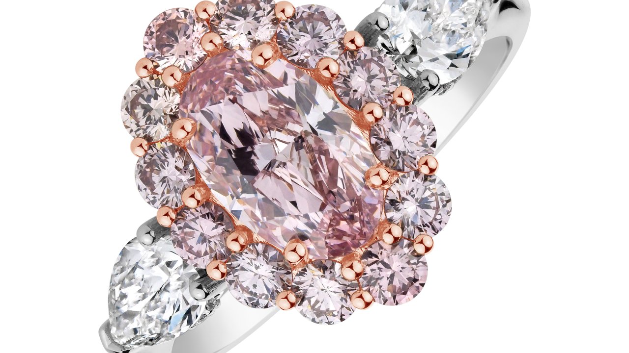 Raritní rùžový diamant u ALO diamonds