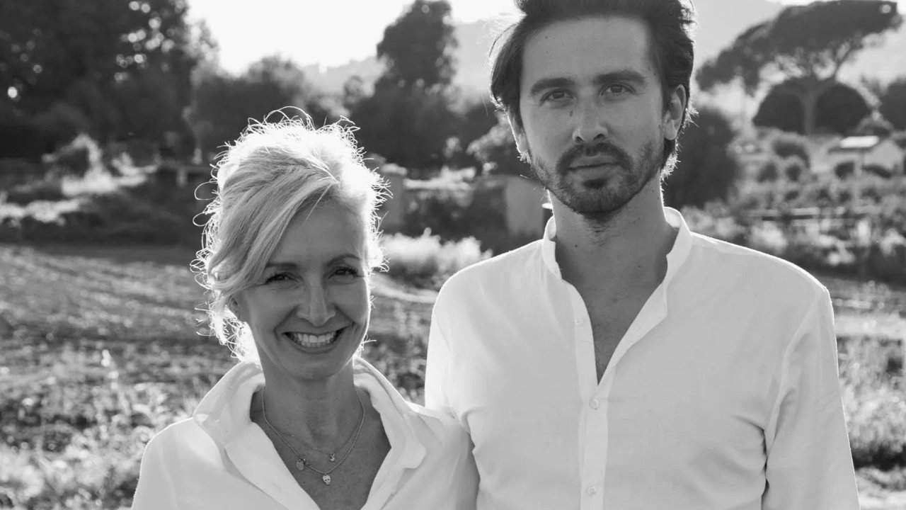 Zakladatel� zna�ky Ormaie, matka a syn, Marie-Lise Jonak a Baptiste Bouygues