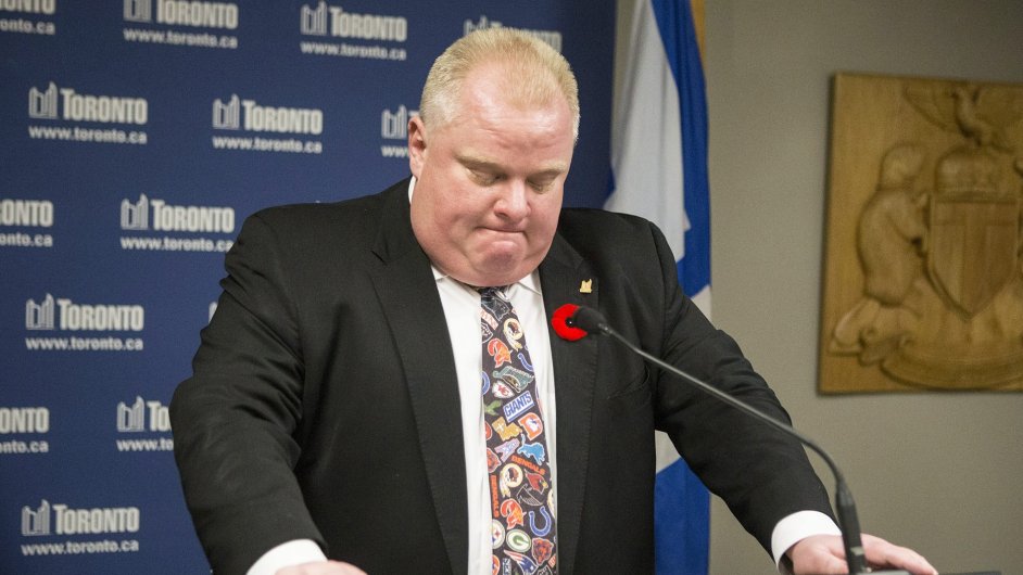 Rob Ford, starosta kanadskho Toronta