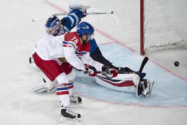 Utk&aacute;n&iacute; skupiny B mistrovstv&iacute; sv�ta v hokeji Finsko -�R
