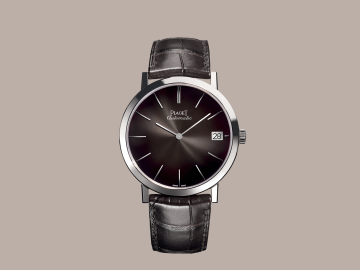 Elegantní hodinky Altiplano značky Piaget slaví 60 let. Tento model ze speciální výroční edice má pouzdro z bílého zlata vysoké pouhých šest milimetrů.